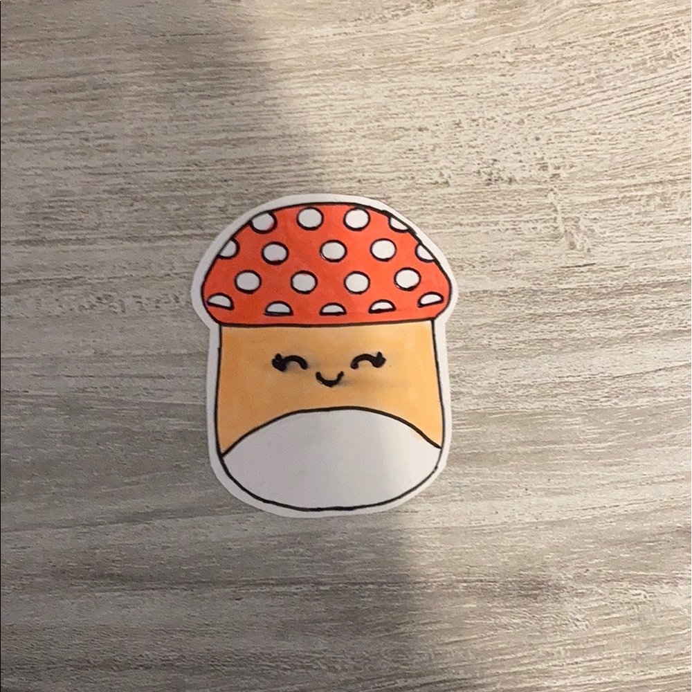 Malcolm the Mushroom Sticker